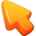 Orange Color Cursor