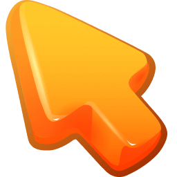 Orange Color Cursor Default