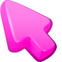 Pink Magenta Color Cursor Default