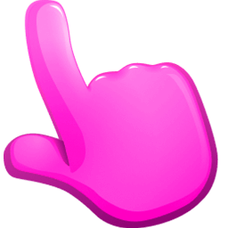 Pink Magenta Color Cursor Pointer