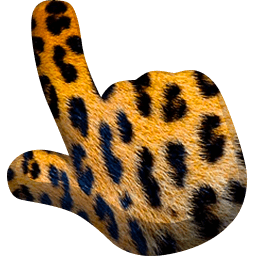 Jaguar Animal Skin Texture Cursor Pointer