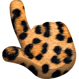 Leopard Animal Skin Texture Cursor Pointer