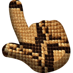 Snake Animal Skin Texture Cursor Pointer