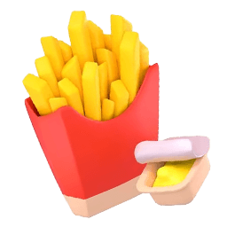 Burger And French Fries Eats And Drinks Cursor Pointer