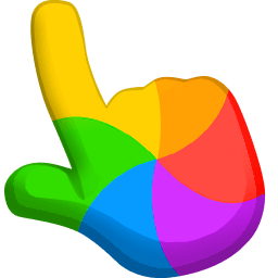 MacOS Rainbow Spinning Color Cursor Pointer