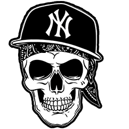 Skeleton Middle Finger Hip-Hop Rappers Cursor Pointer