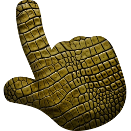 Crocodile Animal Skin Texture Cursor Pointer