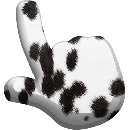 Dalmatian Animal Skin Texture Cursor Pointer