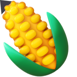 Popcorn 3D Emoji Cursor Default