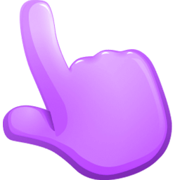 Purple Color Cursor Pointer