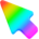 Rainbow 3D Gradient Classic Cursor