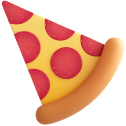 Salami Pizza 3D Emoji Cursor Default