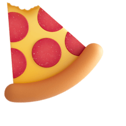 Salami Pizza 3D Emoji Cursor Pointer