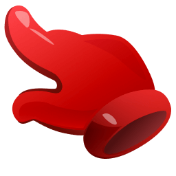 Simple Red Classic Cursor Pointer