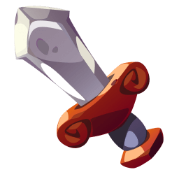 Sword Cartoon Classic Cursor Default