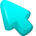 Turquoise Color Cursor