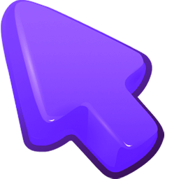 Violet Color Cursor Default