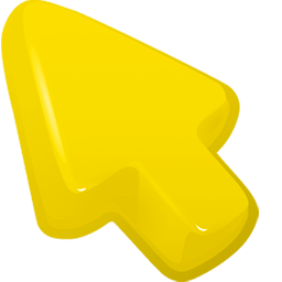 Yellow Color Cursor Default