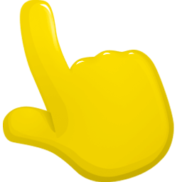Yellow Color Cursor Pointer